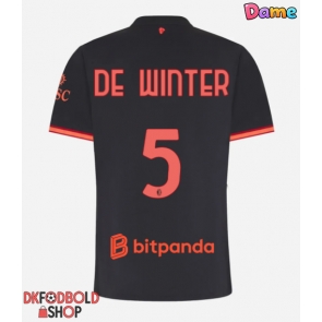 AC Milan Koni De Winter #5 Tredje trøje Dame 2026-27 Kort ærmer